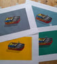 Night night, sleep tight – Colour Linoprint - Image 1