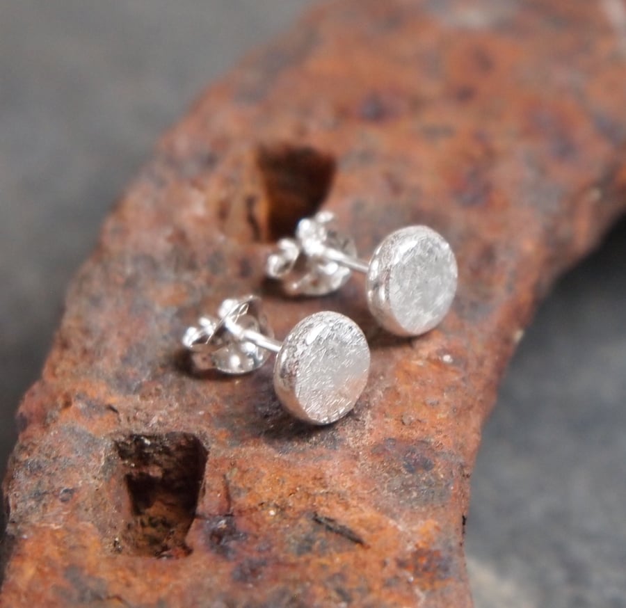 studs, silver stud earrings