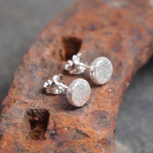 studs, silver stud earrings