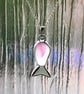 Handcrafted Sterling Silver Seaham Multi Sea Glass Pink Fish Pendant Necklace - Image 5