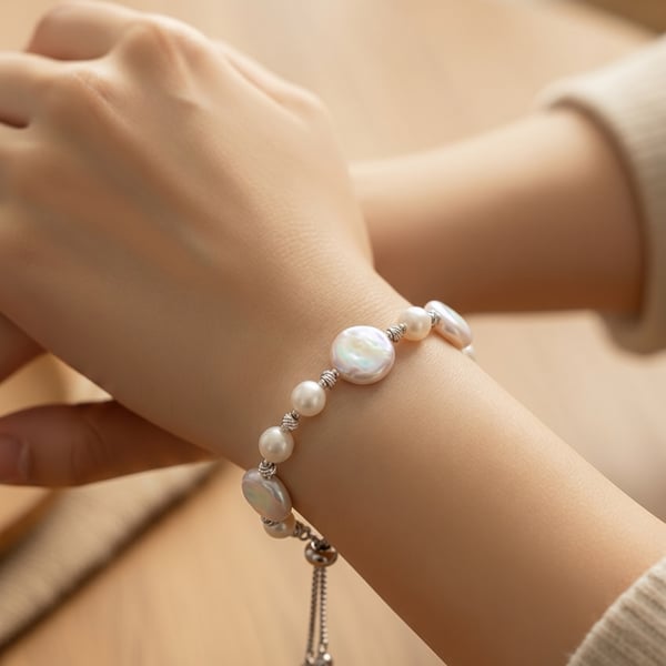 Baroque Moonlight Freshwater Pearl Bracelet