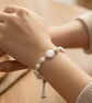 Baroque Moonlight Freshwater Pearl Bracelet - Image 2