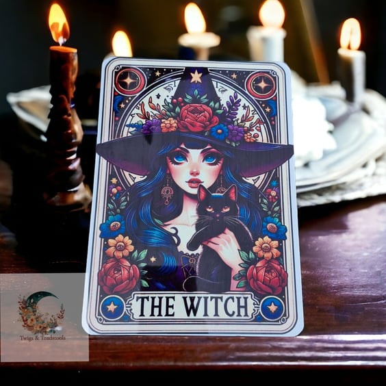 Tarot wall sign the witch tarot card 