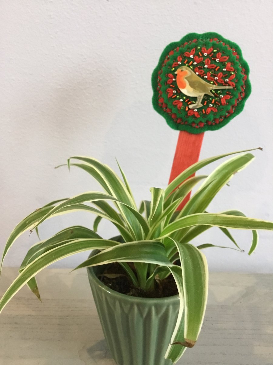 Robin Houseplant Decoration 