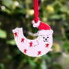 Christmas Decoration Handmade Seal Porcelain Ceramic