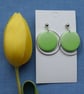  Circle Hoop Gradient Drop Earrings - Image 1