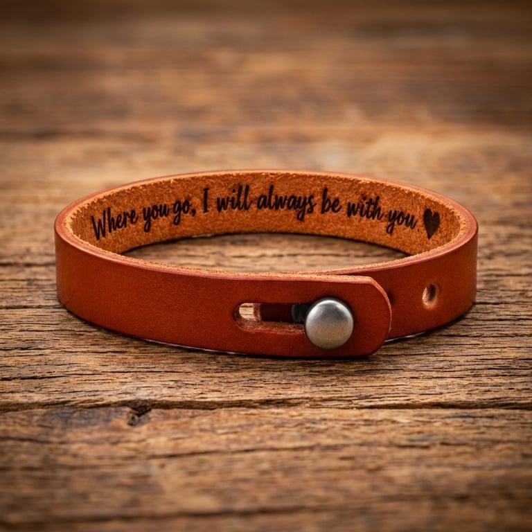 Secret Message bracelet with Personalised Hidden Message - Gifts Boxed