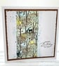 Birthday Card - Forest and Deer - handcrafted birthday card, layered design - Image 4