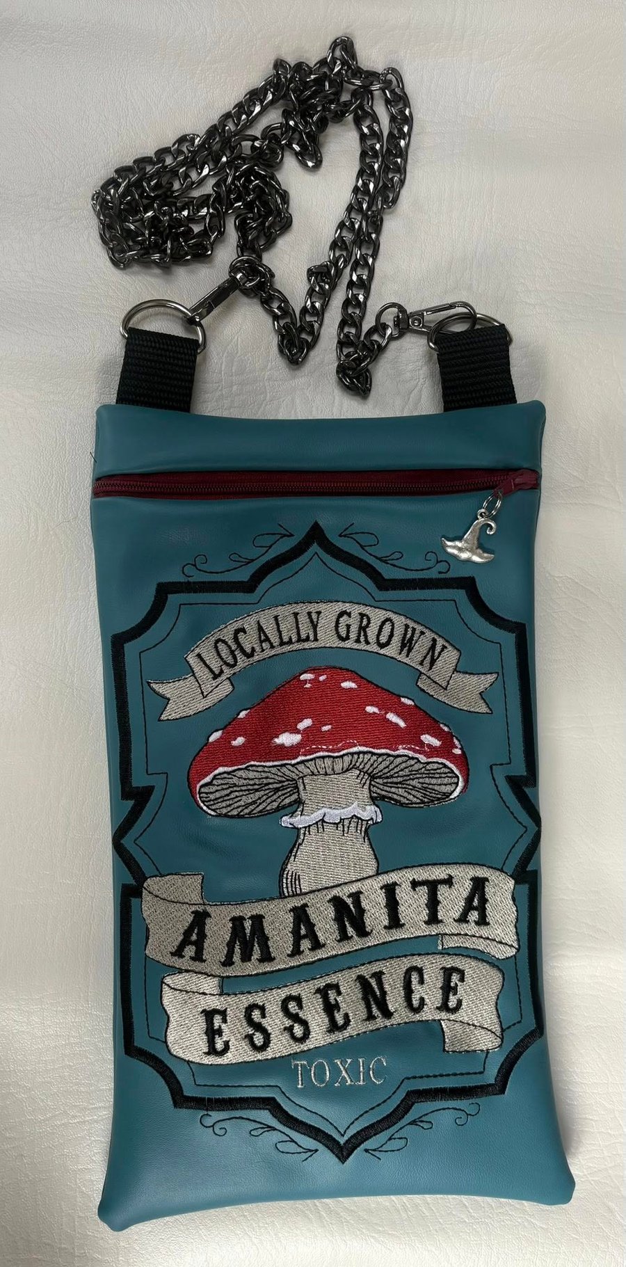 Embroidered Alchemist inspired Amanita Bag 