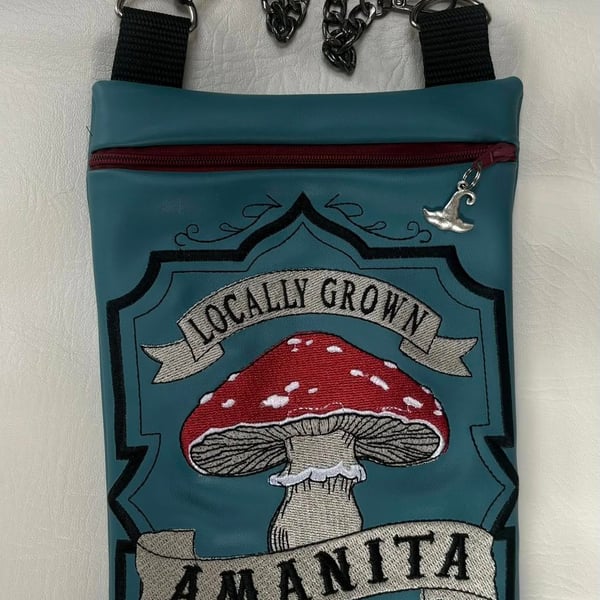 Embroidered Alchemist inspired Amanita Bag 