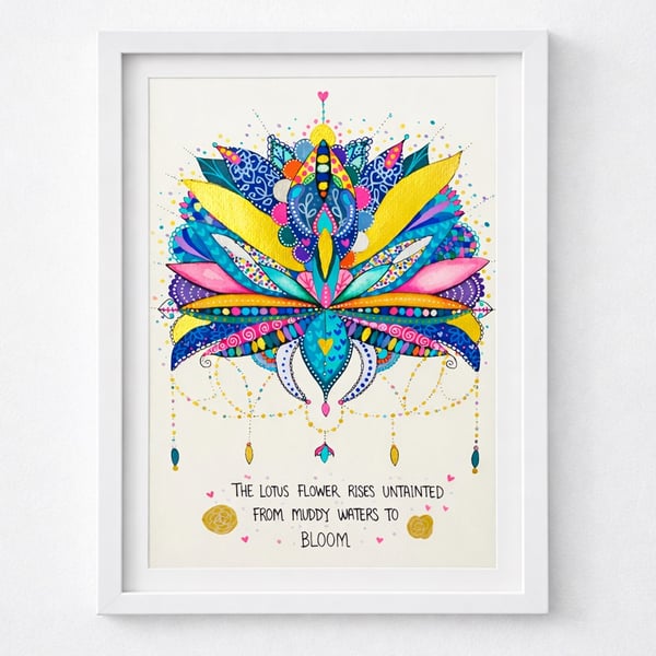Lotus Flower Illustration