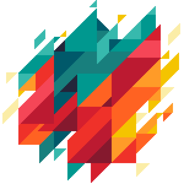 261 - Geometric Cross Stitch Pattern: Modern Wall Art (PDF Counted Chart)