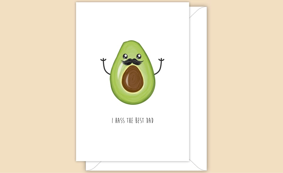Funny Father's Day Card or Birthday Card for Dad