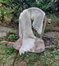 Handspun, Hand-knitted Luxury Shawl in Pure Wensleydale Wool - Image 5