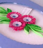 Quilled 80th birthday card, can be for any age - Image 4