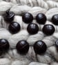 916" 15mm 24L Real Leather Football Buttons,classic brown x 6 Buttons