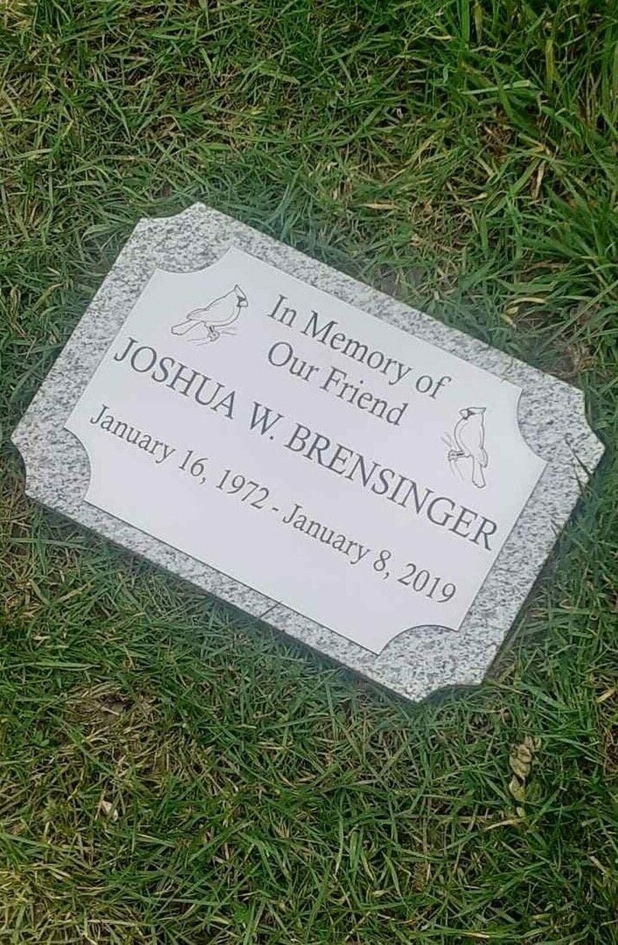 Flat Grave Marker  Granite Memorial Plaque Flat Grave Grave stone Headstone 