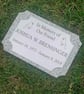 Flat Grave Marker  Granite Memorial Plaque Flat Grave Grave stone Headstone 