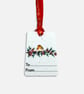 Set of 4 Plantable Christmas Gift Tags, Seed Paper, Robin & Holly Tags - Image 4