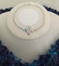 Pretty Bracelet with 4 Colour Rounds as the Centrepiece - Image 1
