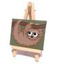 Sloth Mini Painting with Easel - Image 1