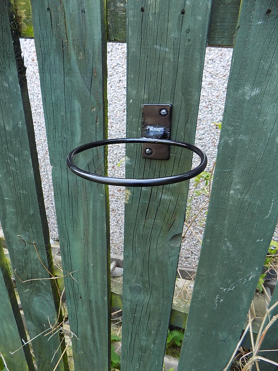 Plant Pot Ring Holder.............................Wrought Iron (Forged Steel)