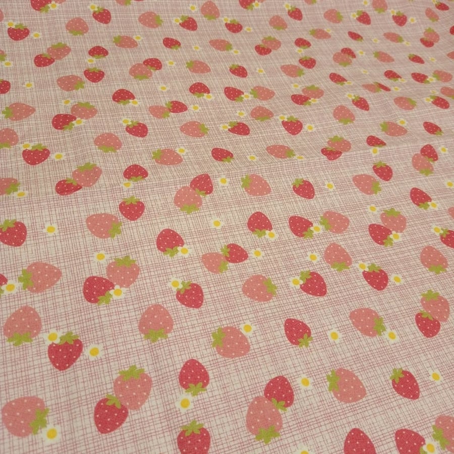 Strawberry Pattern Fabric