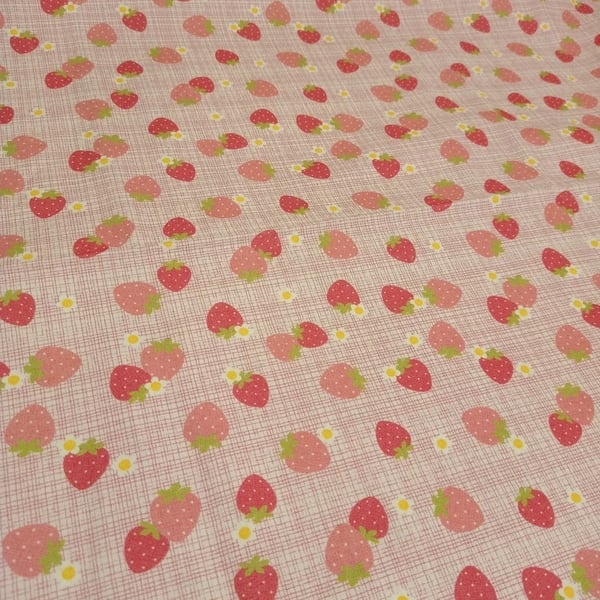 Strawberry Pattern Fabric