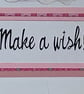 Pretty girl with cake make a wish birthday card  - Image 3