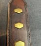Handmade studded leather dog collar large Perfectly imperfect - Image 4