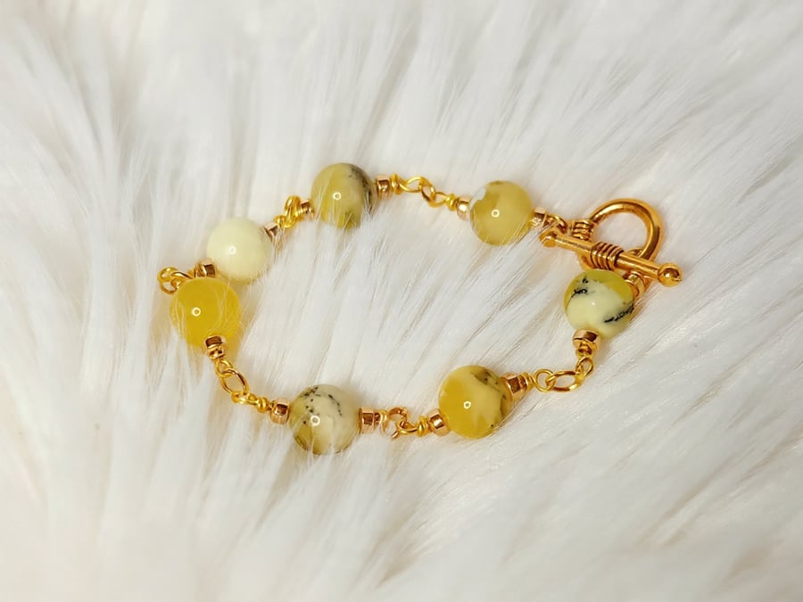 Yellow Opal Bracelet