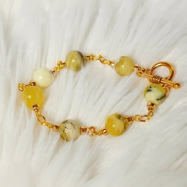 Yellow Opal Bracelet