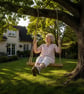 Personalised Solid Oak Rope Swing – Handmade Garden Gift - Image 7