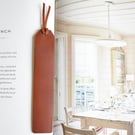 Leather Bookmark – Italian Vegetable-Tanned - Handmade in Cornwall - Minimalist