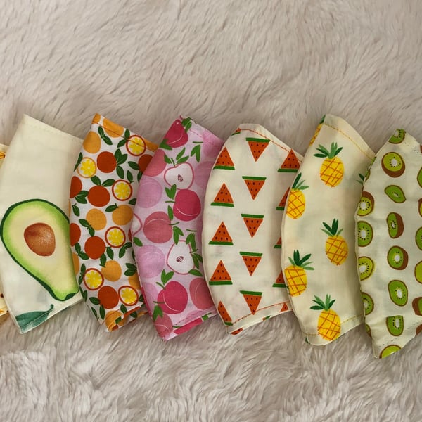 Handmade 100%Cotton Face Mask.Washable,Breathable and Reusable.Made in the U.K