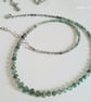 Emerald Sterling Silver Necklace - Image 3