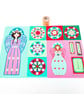 Cut and Sew Christmas Angei Mary Craft Fabric Panel
