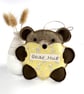 Bear Hug Hanging Decoration with Patterned Heart, Letterbox Gift - Image 5