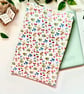 Handmade Ditsy floral Kindle Sleeve, E-reader pouch, Fabric Sleeve, Kindle Case - Image 1