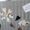Heart flower birthday card