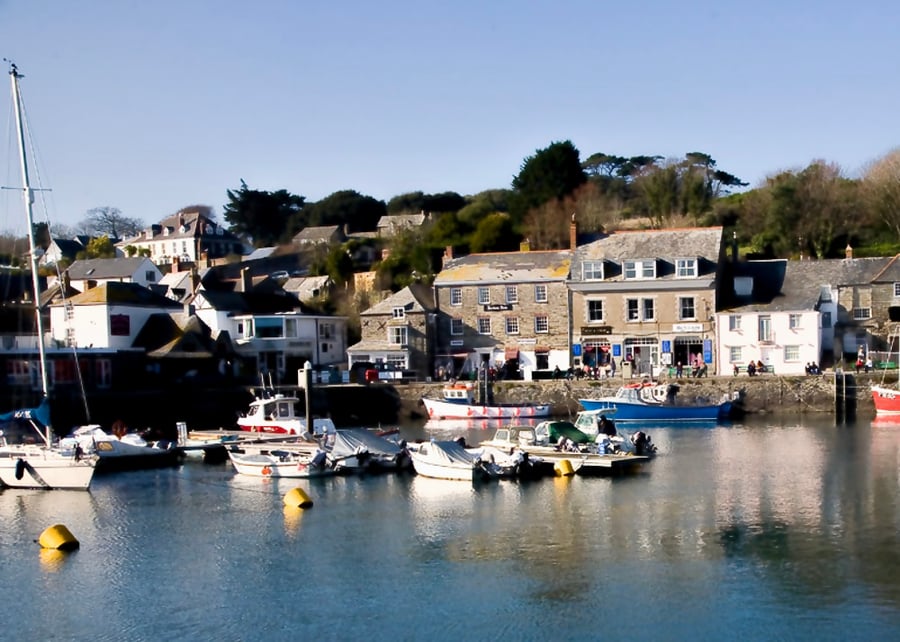 Padstow Harbour Crnwall - Photographic Print Greetings Card