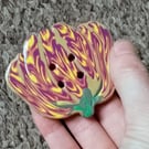 Large tulip shawl button 