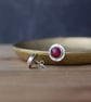 Sterling Silver Ruby Stud Earrings – July Birthstone Fine Jewellery Gift for Her - Image 3