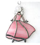 Princess Suncatcher Stained Glass Cinderella Dancer Pink 012 - Image 1