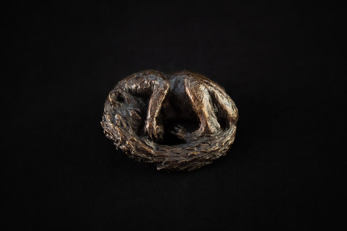 Baby Squirrel Animal Statue Small Foundry Bronze Ornament Bronze Resin Sculpture