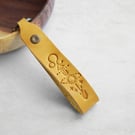Leather Zodiac Keyring 