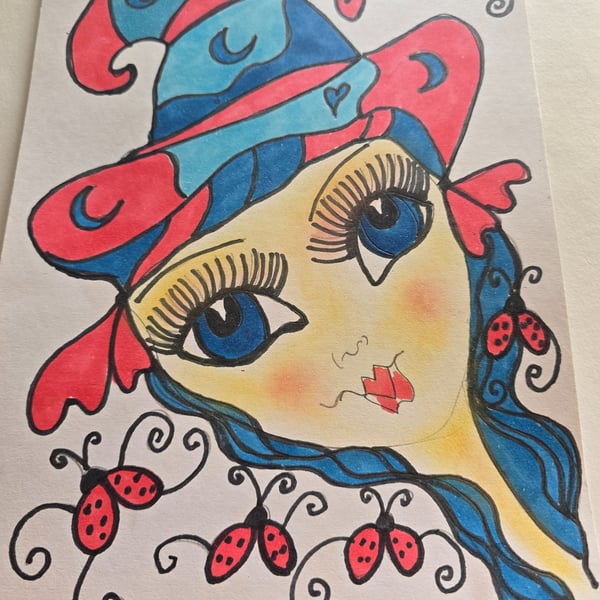 Fairy Witch Drawing 