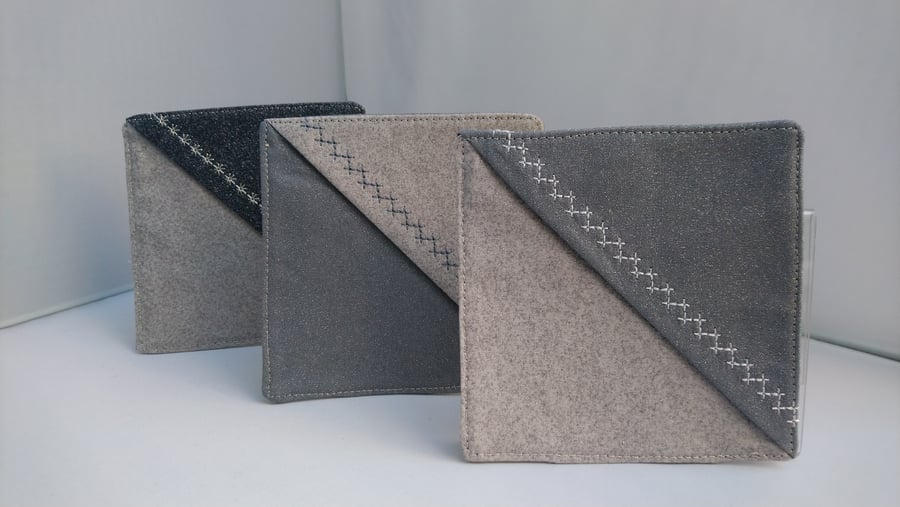 Book Marks Corner Set of 3 Sparkle Finish Fabric