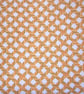 Gold and White Rope Weave Pattern Cotton Fat Quarter
