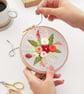 Floral Embroidery Kit, Needlepoint Kit, Craft Kit - Image 3